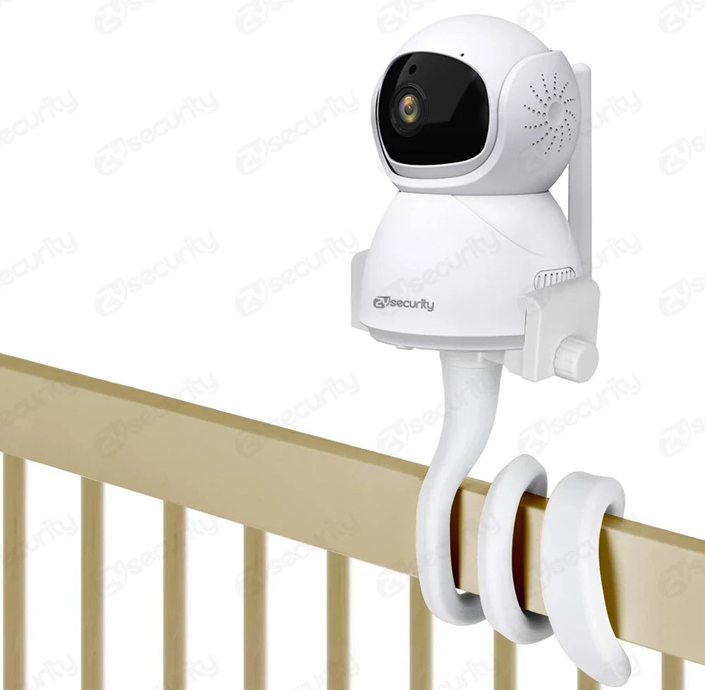 5''IPS Screen Pan-Tilt-Zoom Camera Video Baby Monitor with 30-Hour Battery 2-Way Talk Night Vision Temperature Lullabies SD Card