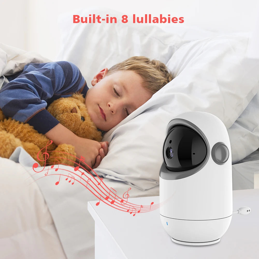 4.3 Inch Video Baby Monitor With Pan Tilt Camera 2.4G Wireless Two Way Audio Night Vision Security Camera Babysitter VB801